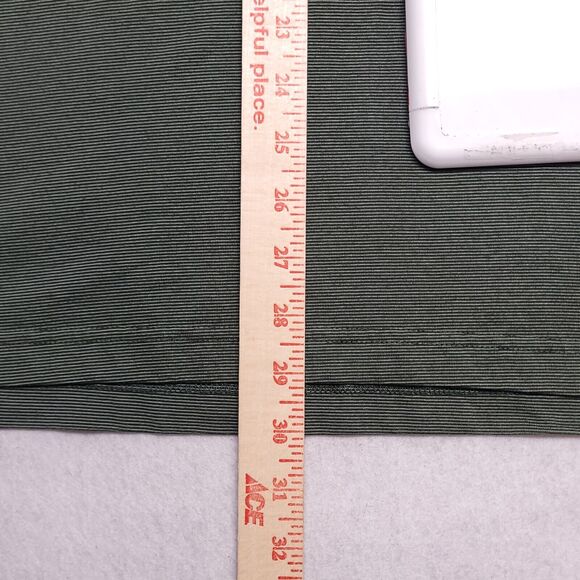 Van Heusen Short Sleeve Collared Polo Shirt Adult Mens Size Large L Green - Picture 7 of 10